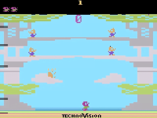 Nuts title screen for Atari 2600